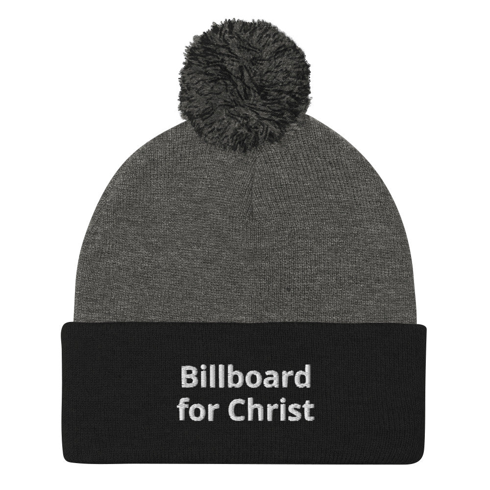 Billboard for Christ Pom-Pom Beanie