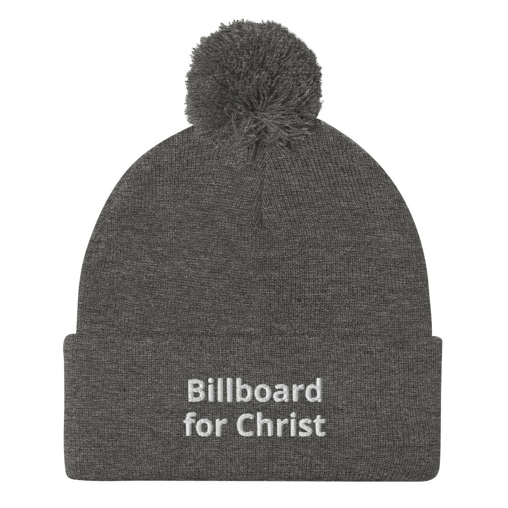 Billboard for Christ Pom-Pom Beanie