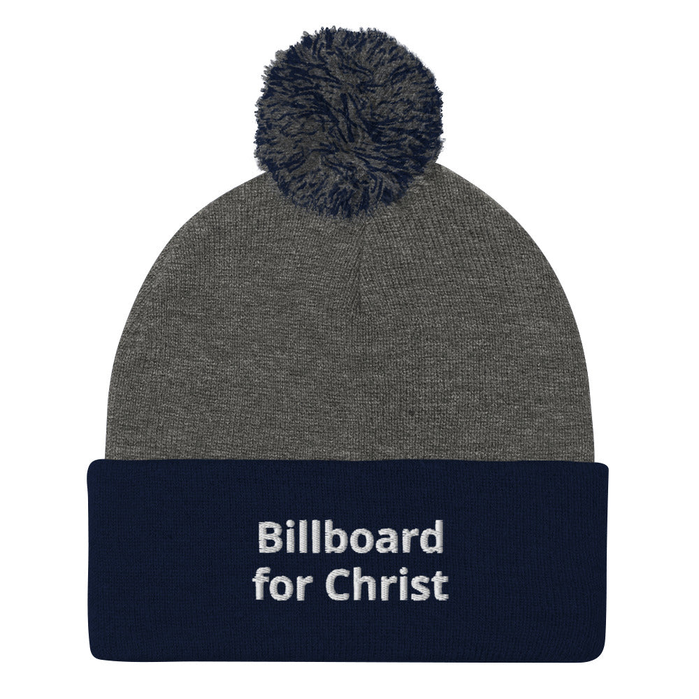 Billboard for Christ Pom-Pom Beanie