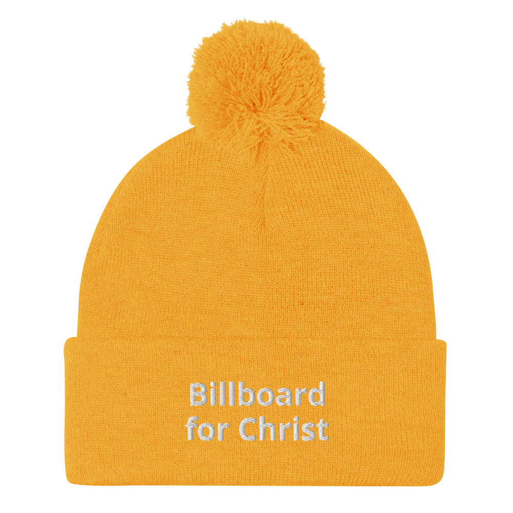 Billboard for Christ Pom-Pom Beanie