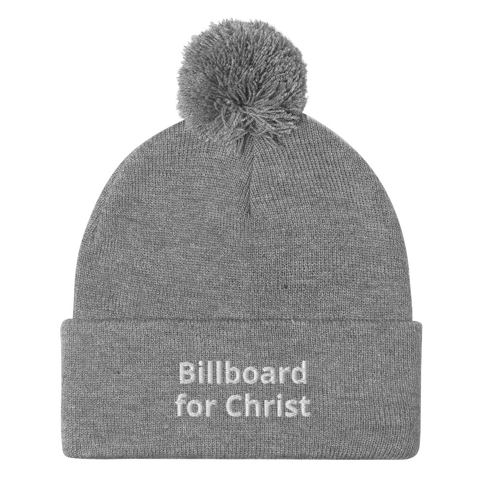 Billboard for Christ Pom-Pom Beanie